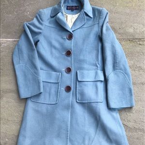 Robin’s Egg Blue, early 2000s mod coat